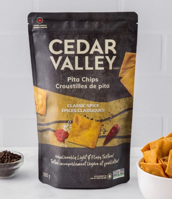 Cedar Valley Pita Chips Cheddar Flavor