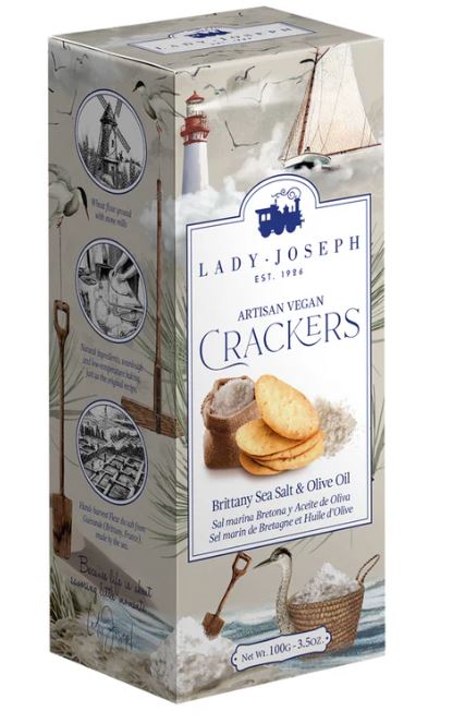 Lady Joseph - Brittany Sea Salt & Olive Oil Crackers