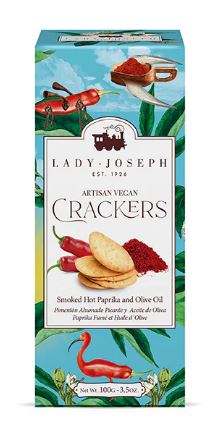 Lady Joseph - Smoked Hot Paprika & Olive Oil Crackers