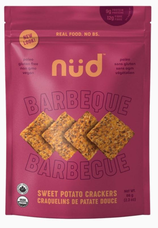 Nud Sweet Potato Crackers BBQ